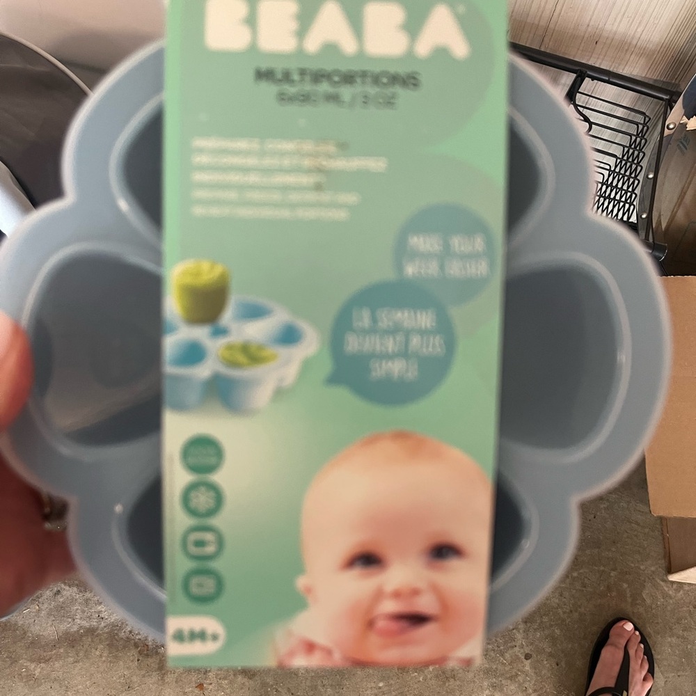 Multiportions Baby Food Tray - Blue